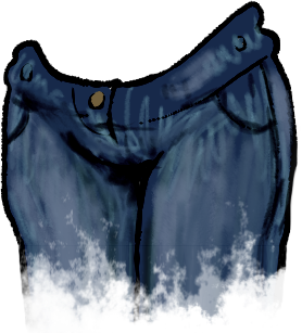 dark blue pants